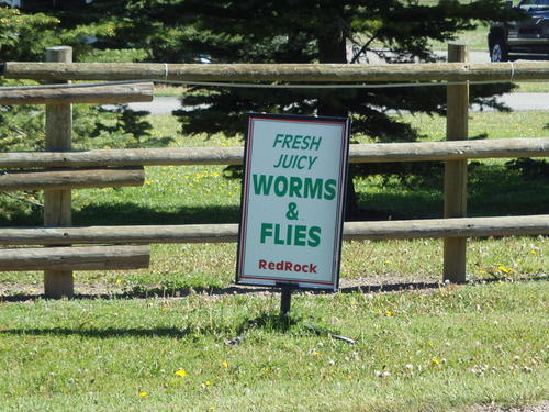 GDMBR: Sign at a Campground.